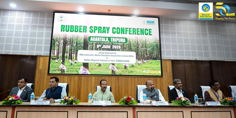 BPCL welcomes Rajib Bhattacharjee as Chief Guest at MAK Rubber Growers Conference